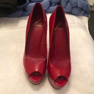 Brian Atwood Red Platform Used